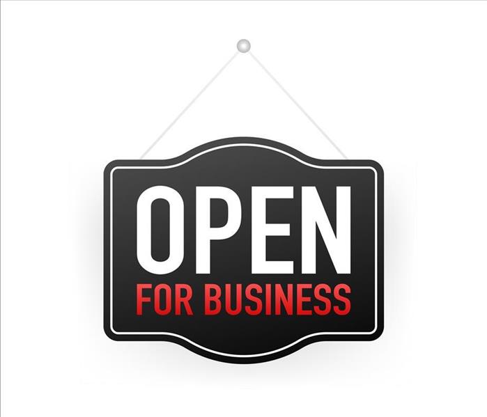 "Open for business"