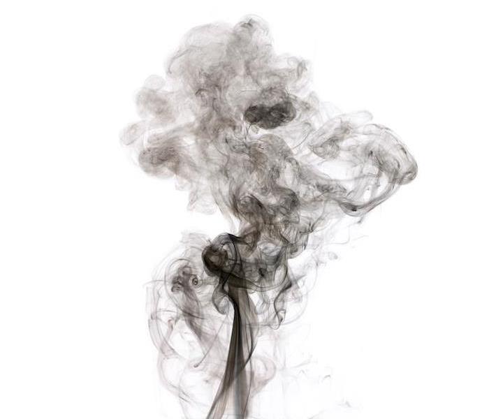 smoke from a fire